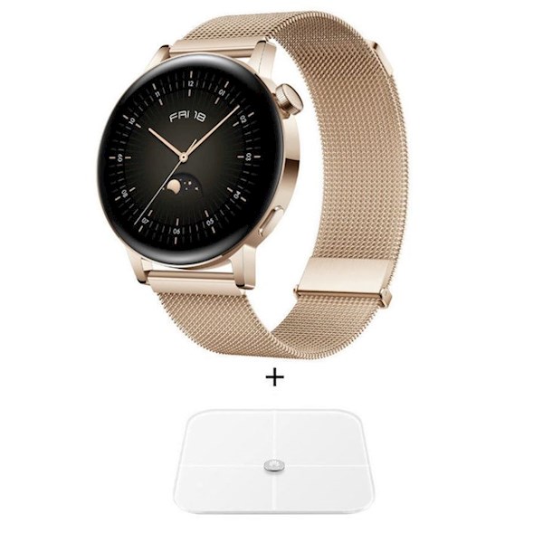 სმარტ საათი Huawei MIL- B19 GT 3 Elegant, 5 ATM Waterproof, Bluetooth ...